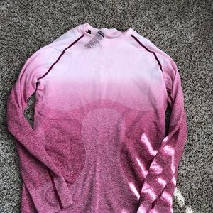 Gymshark ombré seamless long sleeve shirt